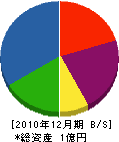髙源組 貸借対照表 2010年12月期
