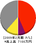 松本建設 損益計算書 2009年2月期