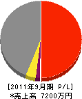 栃木住建 損益計算書 2011年9月期