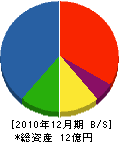 高田住宅工業 貸借対照表 2010年12月期