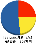 バリューハウスジャパン 貸借対照表 2012年6月期