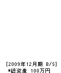 長野表具店 貸借対照表 2009年12月期