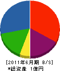 宝昇建設 貸借対照表 2011年6月期