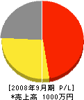 平田電気 損益計算書 2008年9月期