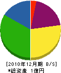 東日本電化 貸借対照表 2010年12月期