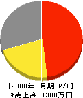 遠野佐藤産業 損益計算書 2008年9月期
