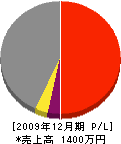 武田建設 損益計算書 2009年12月期