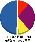 菅沼ハッピ電化 貸借対照表 2010年5月期