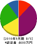 伊勢屋 貸借対照表 2010年9月期