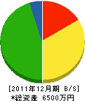 水村工務店 貸借対照表 2011年12月期