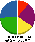 稲本組 貸借対照表 2009年4月期