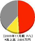小林ペンキ工業 損益計算書 2009年11月期