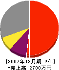 佐々木電機 損益計算書 2007年12月期