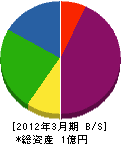 矢野電機 貸借対照表 2012年3月期