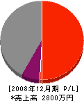 谷藤 損益計算書 2008年12月期