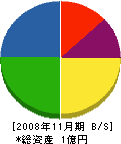 竹村石材 貸借対照表 2008年11月期