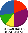鹿島重機 貸借対照表 2012年12月期