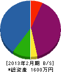 今建 貸借対照表 2013年2月期