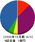 住谷汽缶工業所 貸借対照表 2009年10月期