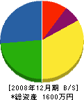 田尾板金 貸借対照表 2008年12月期