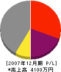 石澤重機建設 損益計算書 2007年12月期