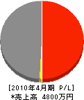 河武 損益計算書 2010年4月期