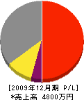 米村電気工事店 損益計算書 2009年12月期