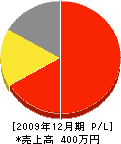島田畳店 損益計算書 2009年12月期