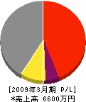 平土木 損益計算書 2009年3月期