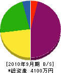 桜井建設 貸借対照表 2010年9月期