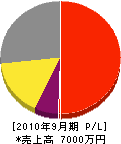 九州通信サポート 損益計算書 2010年9月期