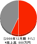 駒沢土建 損益計算書 2008年12月期