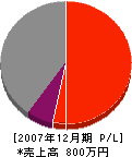 田中産業 損益計算書 2007年12月期