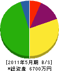 工藤電気商会 貸借対照表 2011年5月期