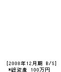 長野表具店 貸借対照表 2008年12月期