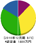 宮山興業 貸借対照表 2010年12月期
