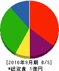 協栄興産 貸借対照表 2010年9月期 協栄興産 貸借対照表 2010年9月期