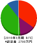 佐藤技研 貸借対照表 2010年3月期