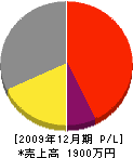 原田総合電気設備 損益計算書 2009年12月期