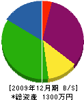 栗原塗装 貸借対照表 2009年12月期