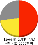 富士ポンプ工業所 損益計算書 2009年12月期 富士ポンプ工業所 損益計算書 2009年12月期