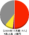 三木工務店 損益計算書 2009年11月期