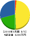 中村電気 貸借対照表 2010年3月期 中村電気 貸借対照表 2010年3月期