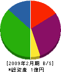 松田住建 貸借対照表 2009年2月期