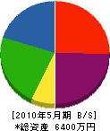 川崎重機 貸借対照表 2010年5月期