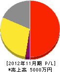 新井ホームサービス 損益計算書 2012年11月期
