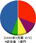 大福工業 貸借対照表 2008年9月期