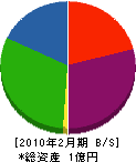 ヤマサン 貸借対照表 2010年2月期