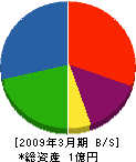 千代田工業 貸借対照表 2009年3月期