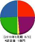 千葉ロードサービス 貸借対照表 2010年9月期